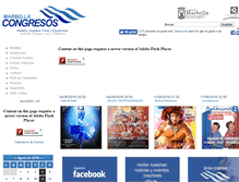 Tablet Screenshot of marbellacongresos.com